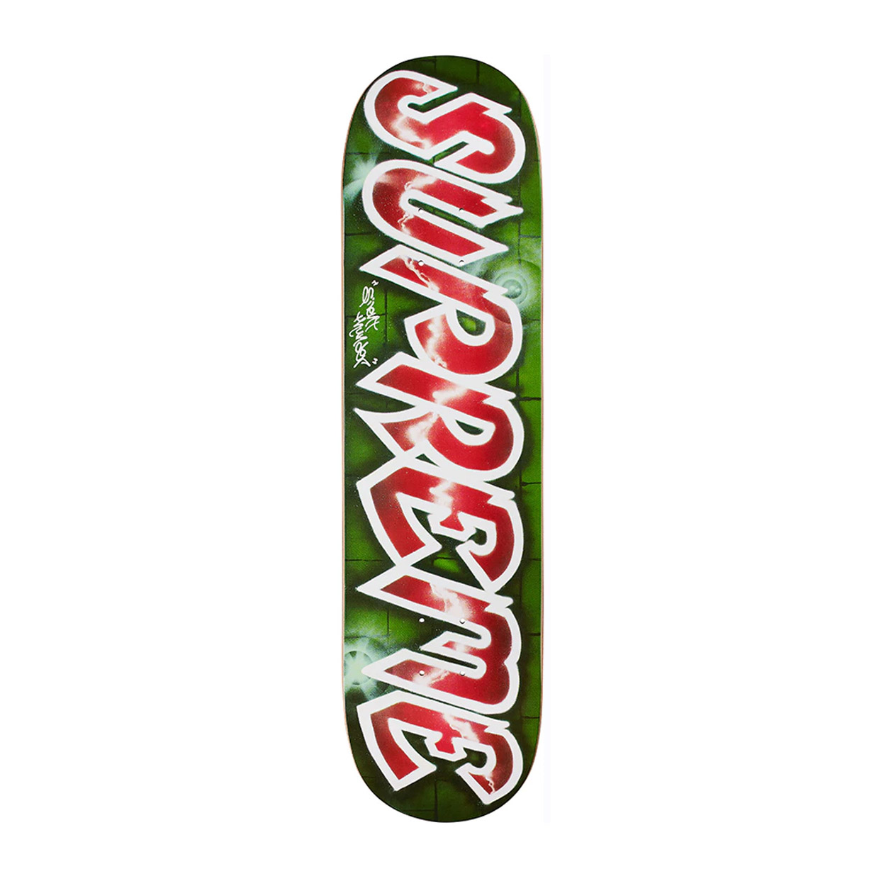 Supreme Lee Quinones Lee Logo Skateboard Deck Red